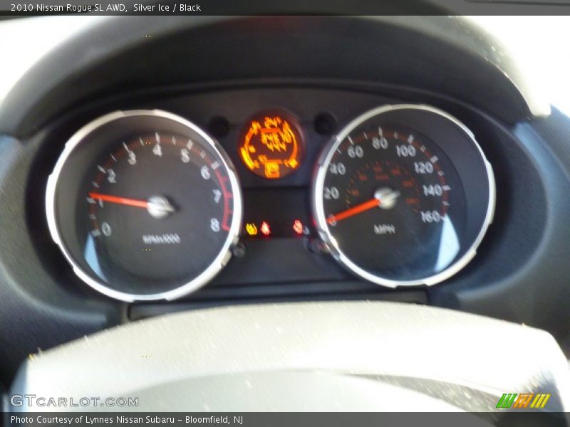 Silver Ice / Black 2010 Nissan Rogue SL AWD