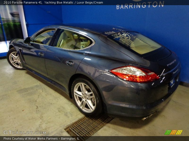 Yachting Blue Metallic / Luxor Beige/Cream 2010 Porsche Panamera 4S