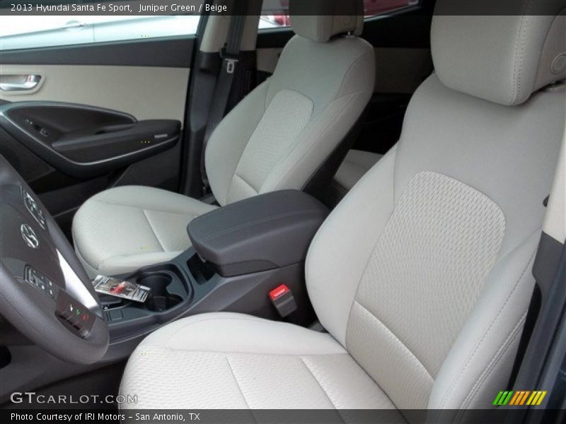 Front Seat of 2013 Santa Fe Sport