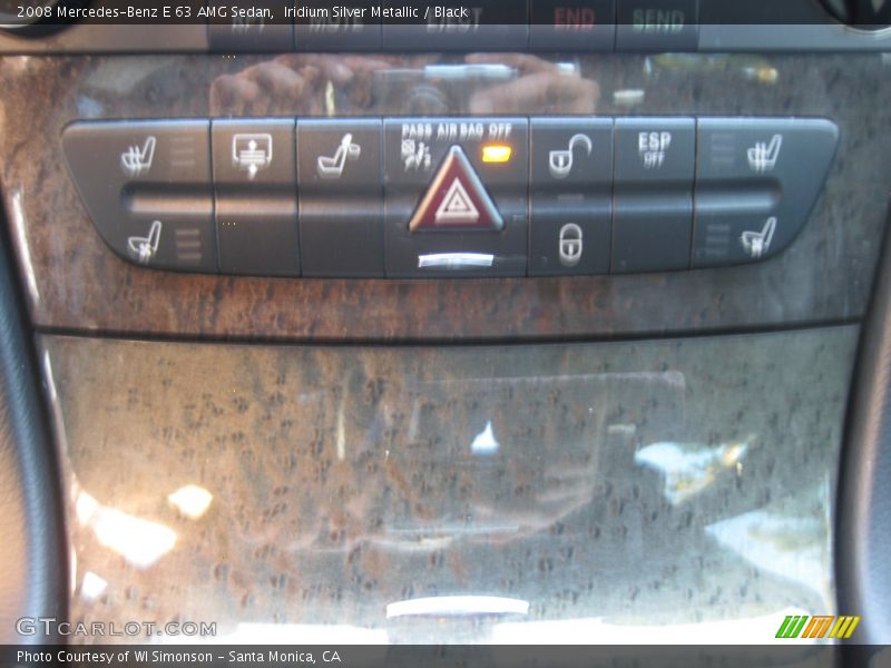 Iridium Silver Metallic / Black 2008 Mercedes-Benz E 63 AMG Sedan