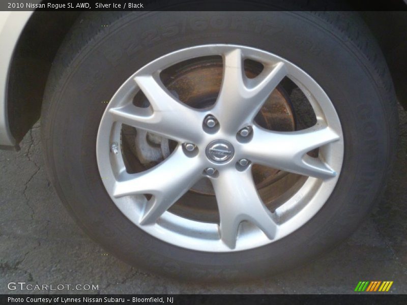 Silver Ice / Black 2010 Nissan Rogue SL AWD