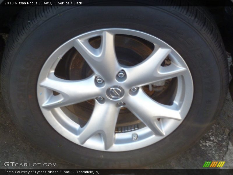 Silver Ice / Black 2010 Nissan Rogue SL AWD