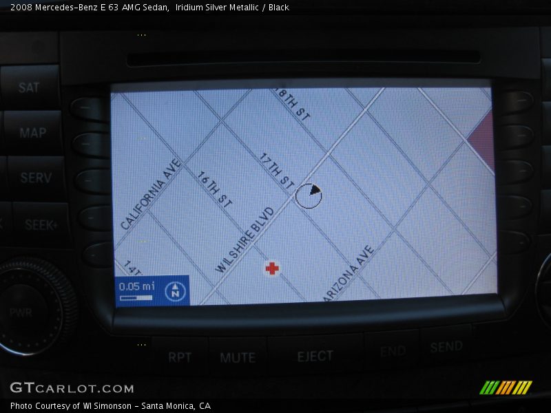 Iridium Silver Metallic / Black 2008 Mercedes-Benz E 63 AMG Sedan