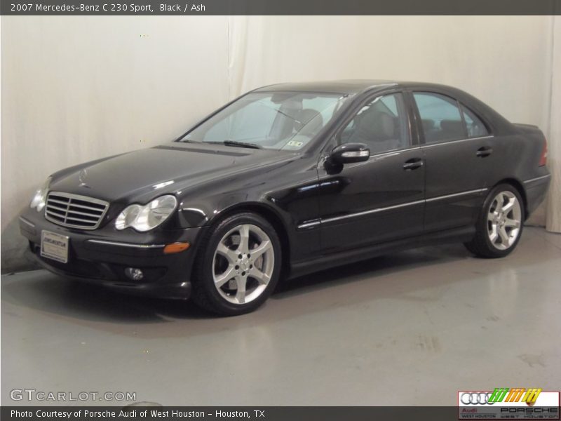 Black / Ash 2007 Mercedes-Benz C 230 Sport