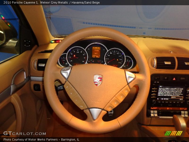 Meteor Grey Metallic / Havanna/Sand Beige 2010 Porsche Cayenne S