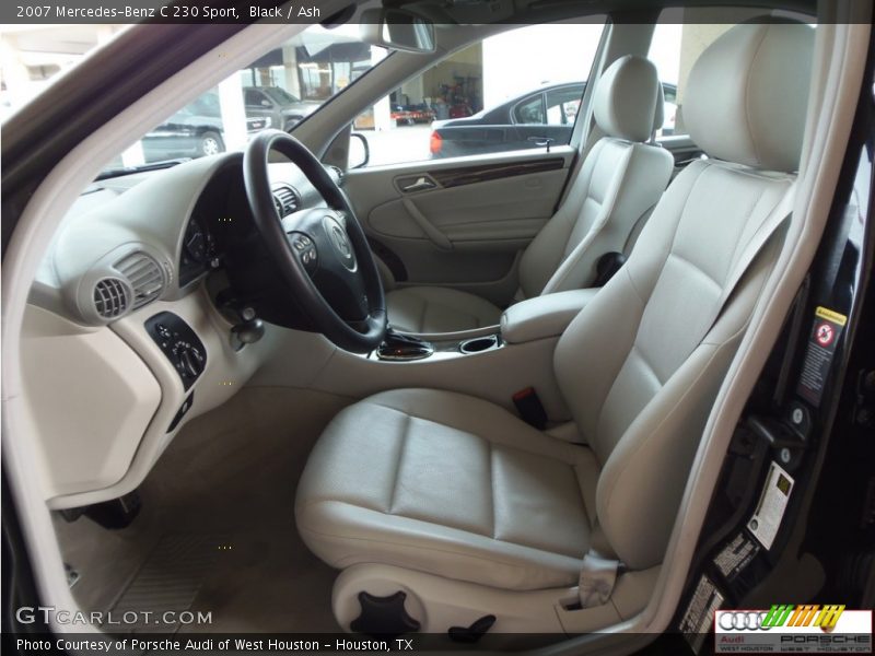 Black / Ash 2007 Mercedes-Benz C 230 Sport