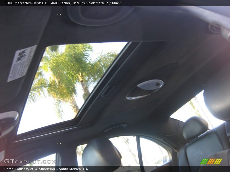 Iridium Silver Metallic / Black 2008 Mercedes-Benz E 63 AMG Sedan