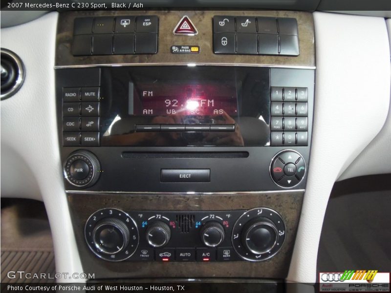 Black / Ash 2007 Mercedes-Benz C 230 Sport