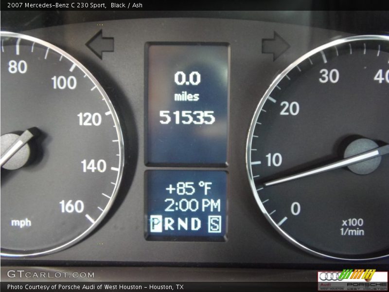 Black / Ash 2007 Mercedes-Benz C 230 Sport