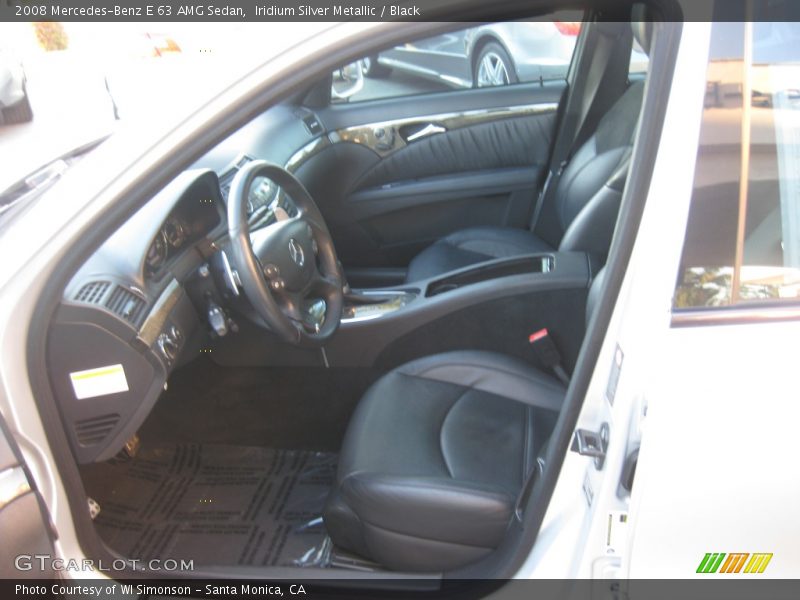Iridium Silver Metallic / Black 2008 Mercedes-Benz E 63 AMG Sedan