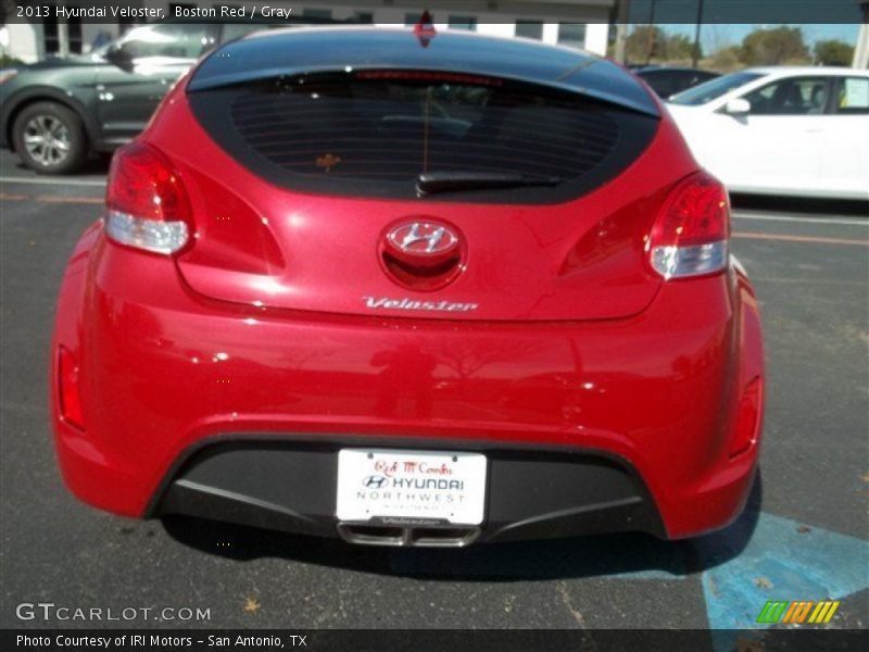 Boston Red / Gray 2013 Hyundai Veloster