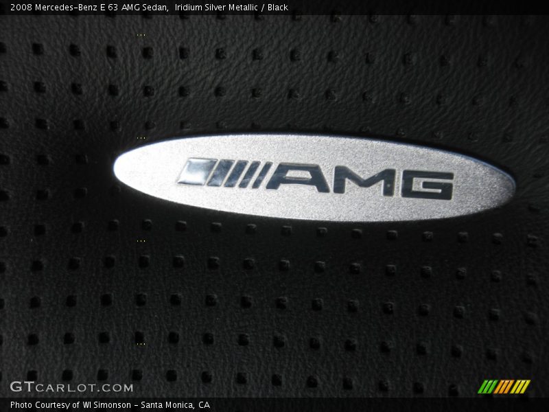 Iridium Silver Metallic / Black 2008 Mercedes-Benz E 63 AMG Sedan