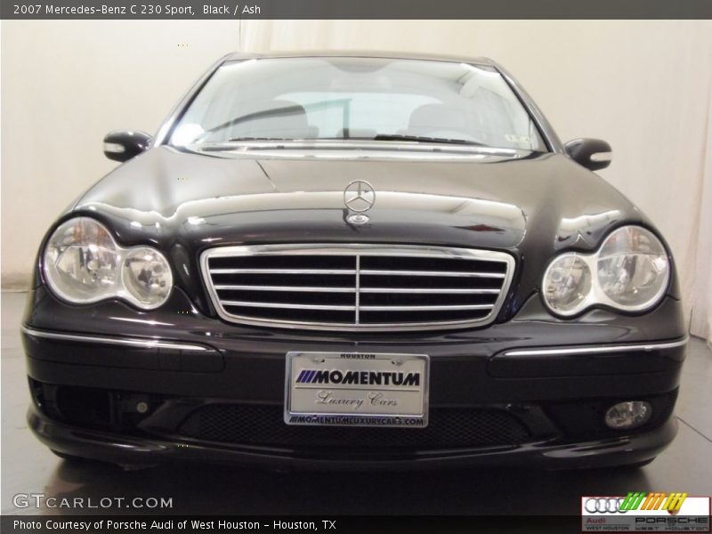 Black / Ash 2007 Mercedes-Benz C 230 Sport