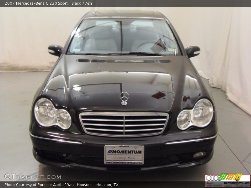 Black / Ash 2007 Mercedes-Benz C 230 Sport