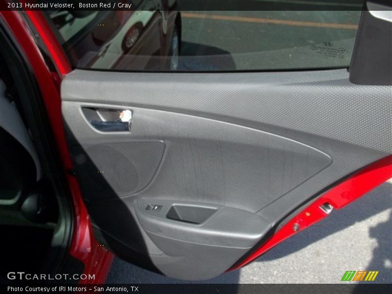 Boston Red / Gray 2013 Hyundai Veloster