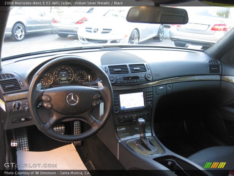 Iridium Silver Metallic / Black 2008 Mercedes-Benz E 63 AMG Sedan