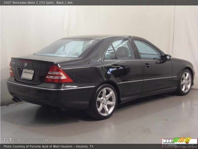 Black / Ash 2007 Mercedes-Benz C 230 Sport