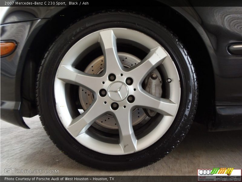 Black / Ash 2007 Mercedes-Benz C 230 Sport