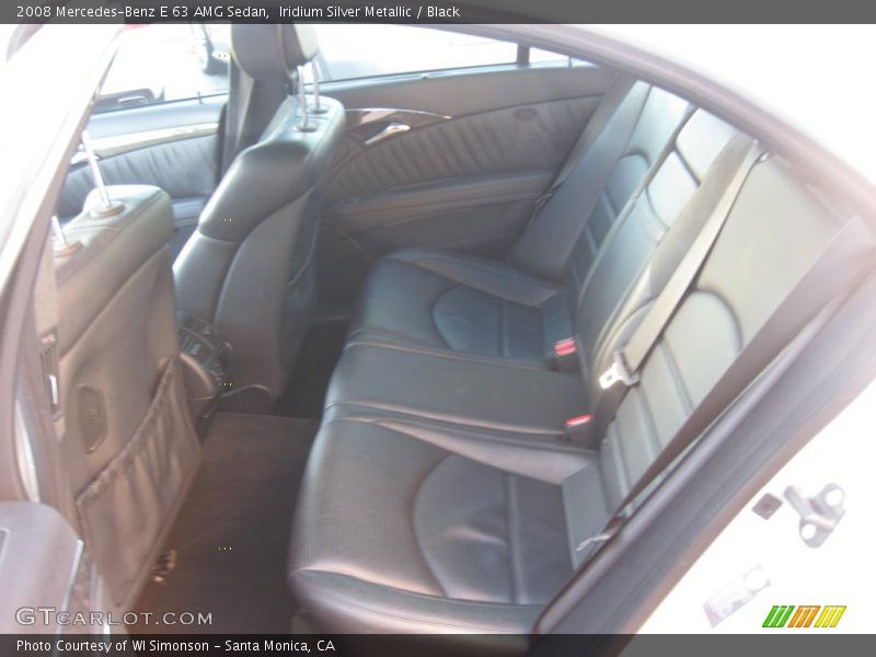 Iridium Silver Metallic / Black 2008 Mercedes-Benz E 63 AMG Sedan