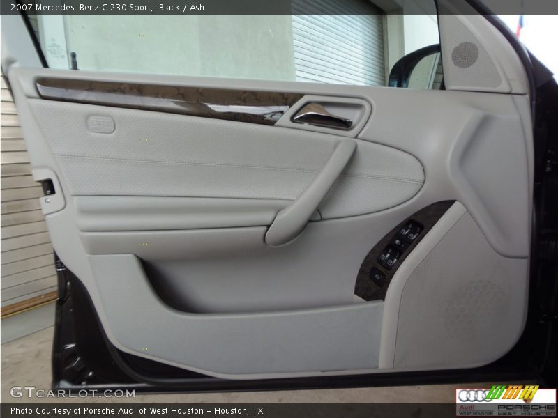 Black / Ash 2007 Mercedes-Benz C 230 Sport