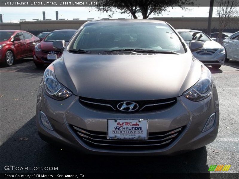 Desert Bronze / Beige 2013 Hyundai Elantra Limited
