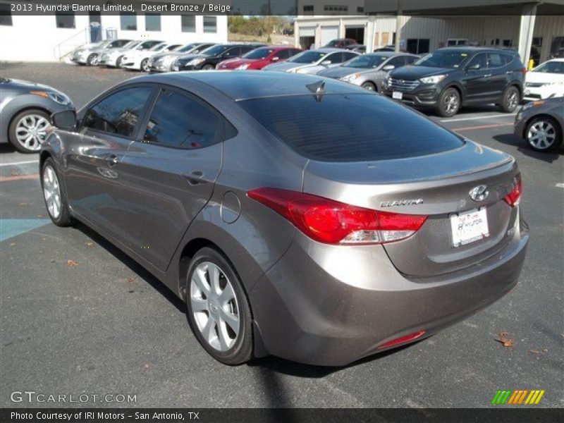 Desert Bronze / Beige 2013 Hyundai Elantra Limited