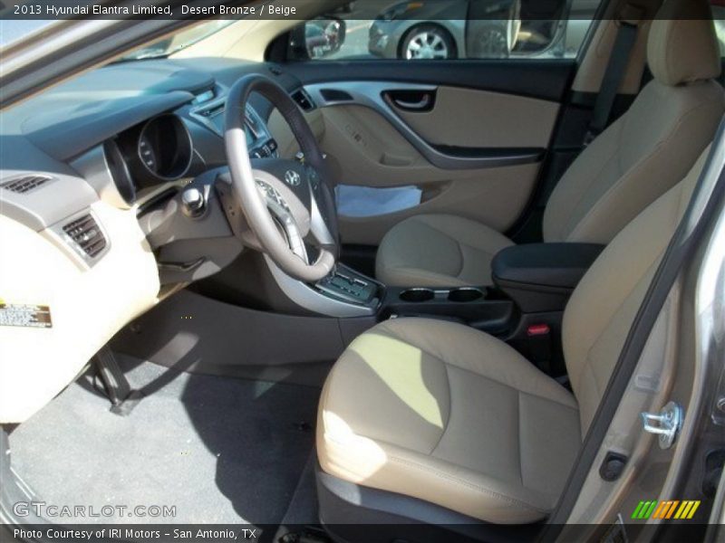 Desert Bronze / Beige 2013 Hyundai Elantra Limited