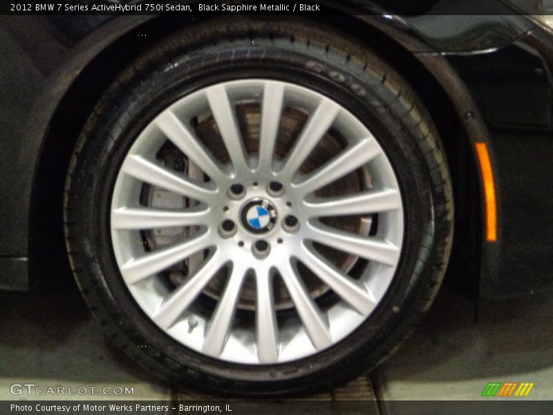 Black Sapphire Metallic / Black 2012 BMW 7 Series ActiveHybrid 750i Sedan