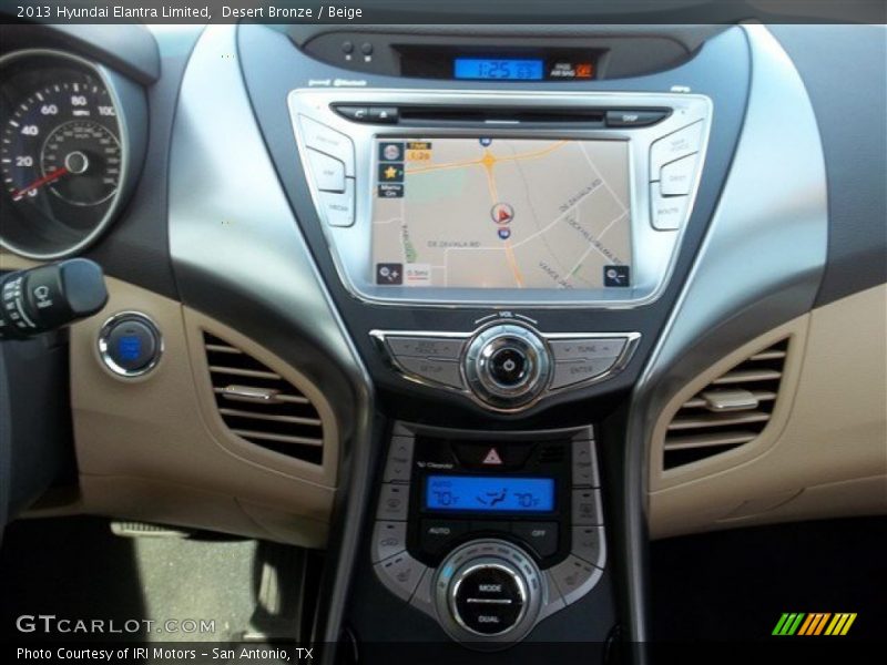 Desert Bronze / Beige 2013 Hyundai Elantra Limited