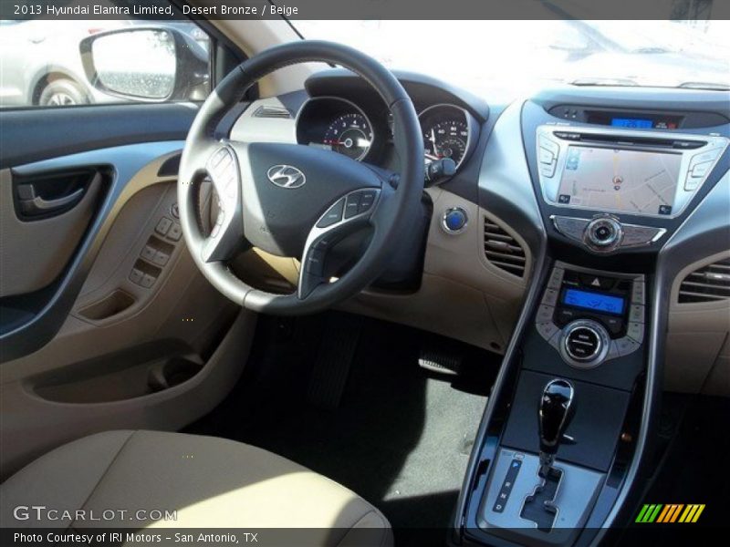 Desert Bronze / Beige 2013 Hyundai Elantra Limited