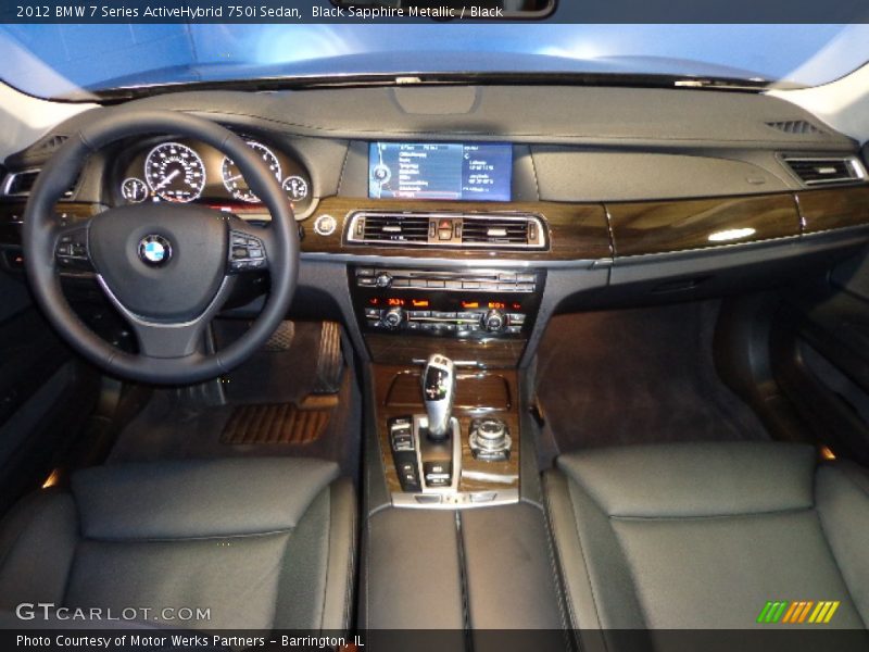 Dashboard of 2012 7 Series ActiveHybrid 750i Sedan