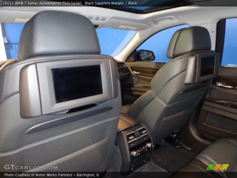 Black Sapphire Metallic / Black 2012 BMW 7 Series ActiveHybrid 750i Sedan