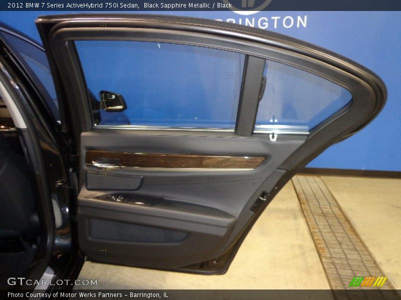 Black Sapphire Metallic / Black 2012 BMW 7 Series ActiveHybrid 750i Sedan