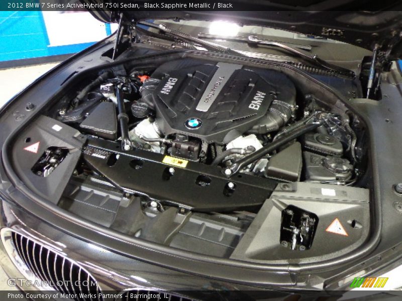  2012 7 Series ActiveHybrid 750i Sedan Engine - 4.4 Liter ActiveHybrid DI TwinPower Turbo DOHC 32-Valve VVT V8 Gasoline/Electric Hybrid