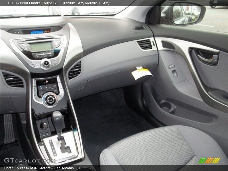 Titanium Gray Metallic / Gray 2013 Hyundai Elantra Coupe GS