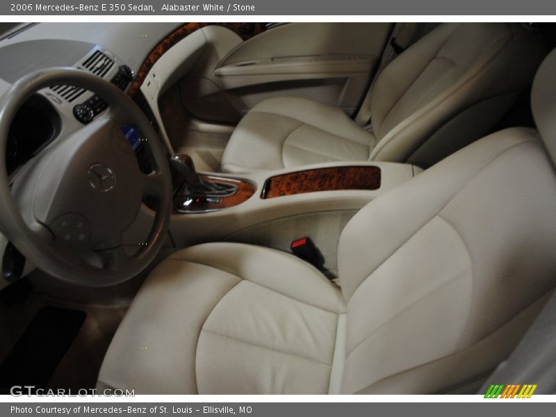 Alabaster White / Stone 2006 Mercedes-Benz E 350 Sedan