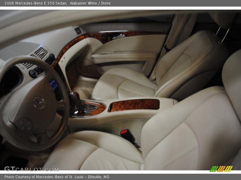 Alabaster White / Stone 2006 Mercedes-Benz E 350 Sedan