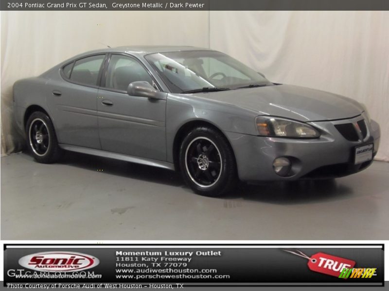 Greystone Metallic / Dark Pewter 2004 Pontiac Grand Prix GT Sedan