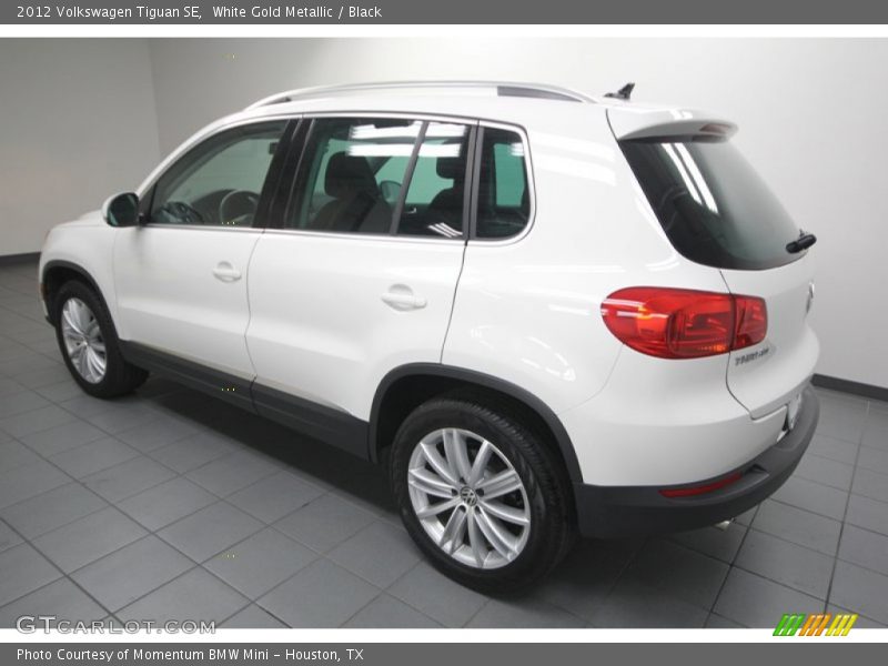 White Gold Metallic / Black 2012 Volkswagen Tiguan SE