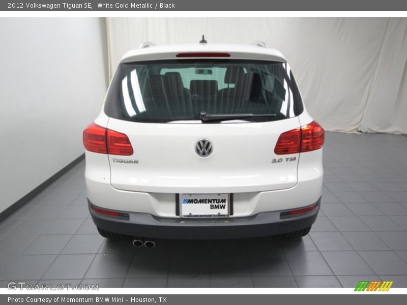 White Gold Metallic / Black 2012 Volkswagen Tiguan SE