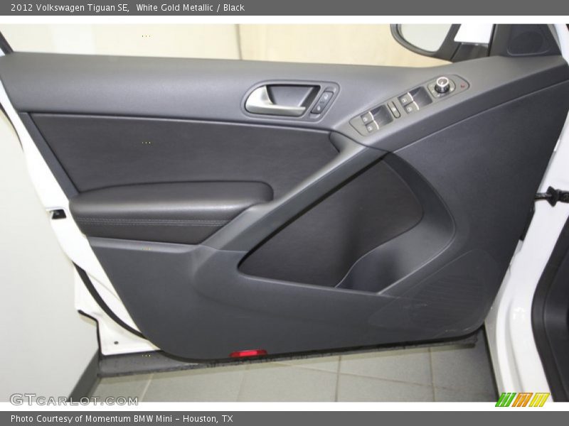 White Gold Metallic / Black 2012 Volkswagen Tiguan SE