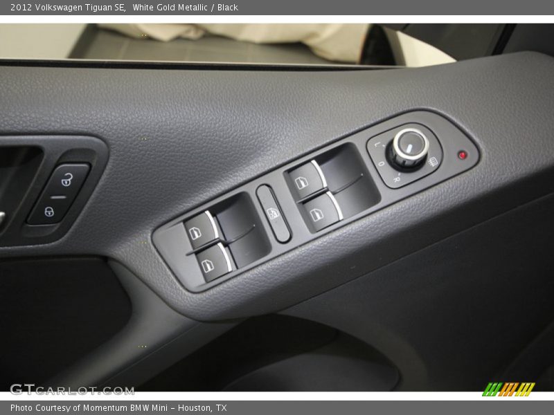 White Gold Metallic / Black 2012 Volkswagen Tiguan SE