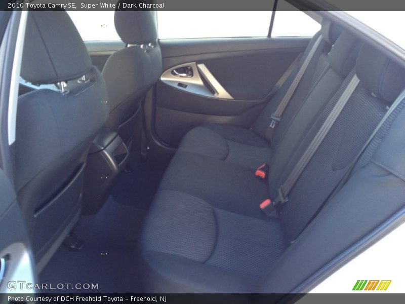 Super White / Dark Charcoal 2010 Toyota Camry SE