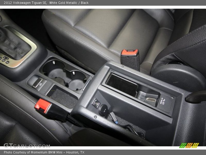 White Gold Metallic / Black 2012 Volkswagen Tiguan SE