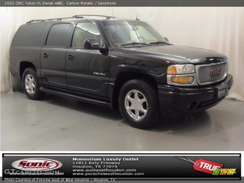 Carbon Metallic / Sandstone 2003 GMC Yukon XL Denali AWD