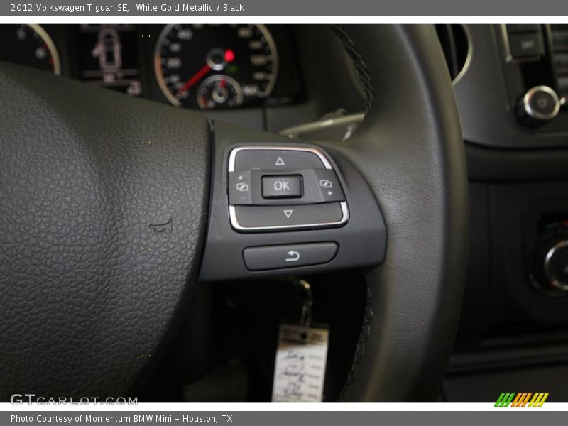 White Gold Metallic / Black 2012 Volkswagen Tiguan SE