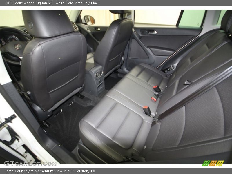 White Gold Metallic / Black 2012 Volkswagen Tiguan SE