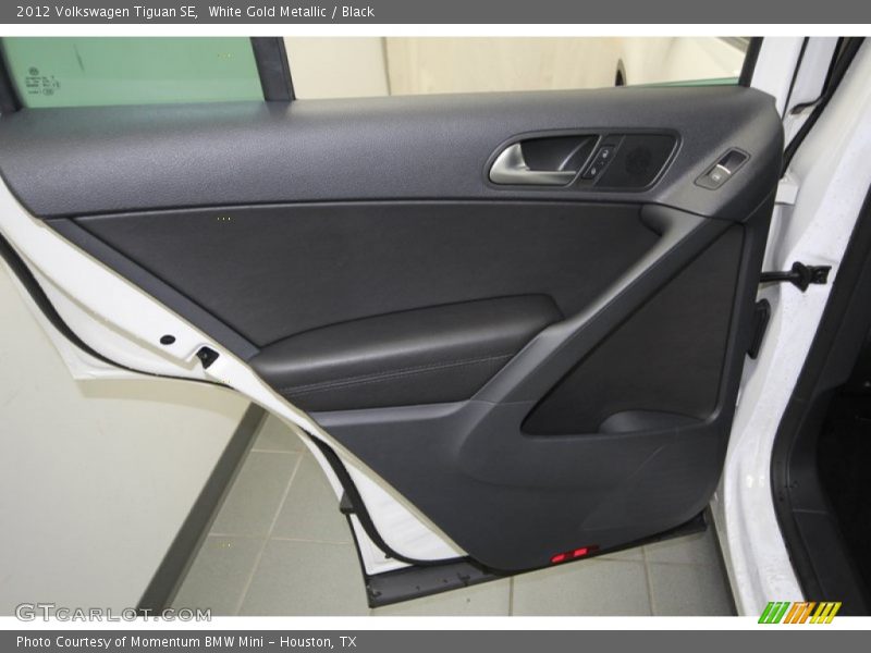 White Gold Metallic / Black 2012 Volkswagen Tiguan SE