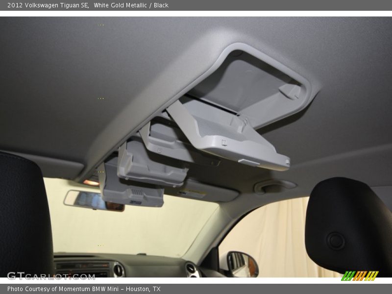 White Gold Metallic / Black 2012 Volkswagen Tiguan SE