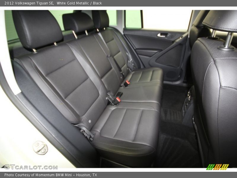 White Gold Metallic / Black 2012 Volkswagen Tiguan SE